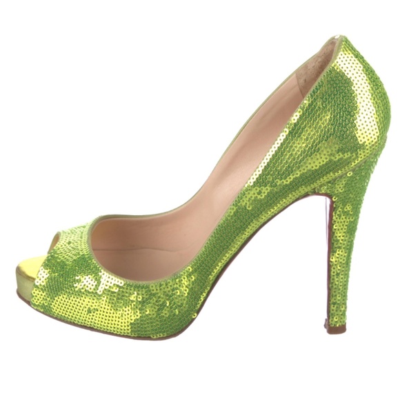 Christian Louboutin Very Prive Pailette Sequin heels - Picture 1 of 6